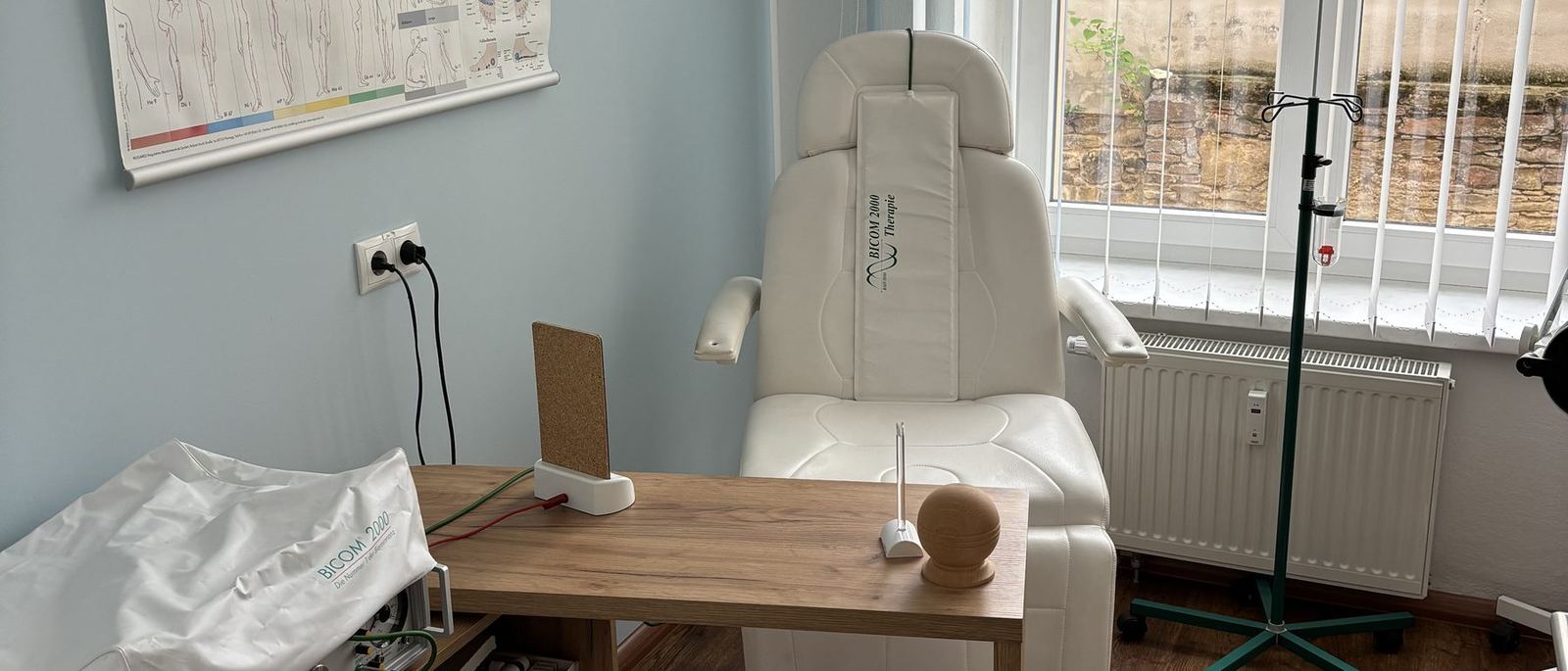 Raum für die Bioresonanztherapie mit BICOM-Gerät